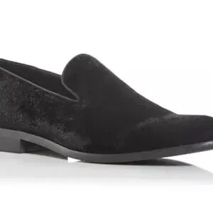 Men’s Bloomingdale\'s Black Slip-On Loafers with Minimalist Design Black Designer Loafers & Slip-On Shoes for Men | Neiman Marcus main image 4